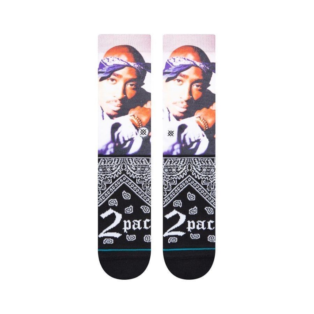 Imagem 3 do produto Meia Cano Alto Stance Makaveli Tupac Adulto Unissex