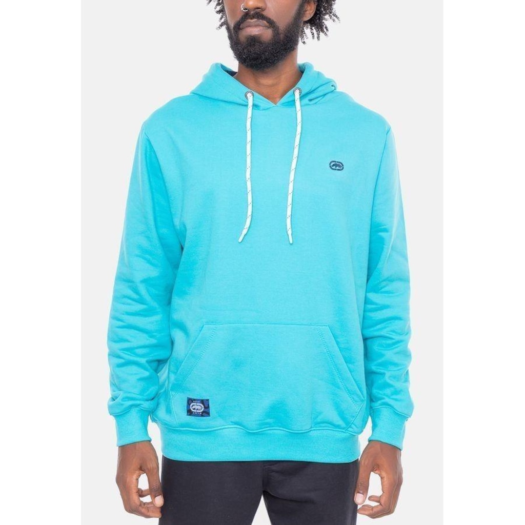 Imagem 3 do produto Blusão de Moletom com Capuz Ecko Canguru Fashion Basic Logo - Masculino