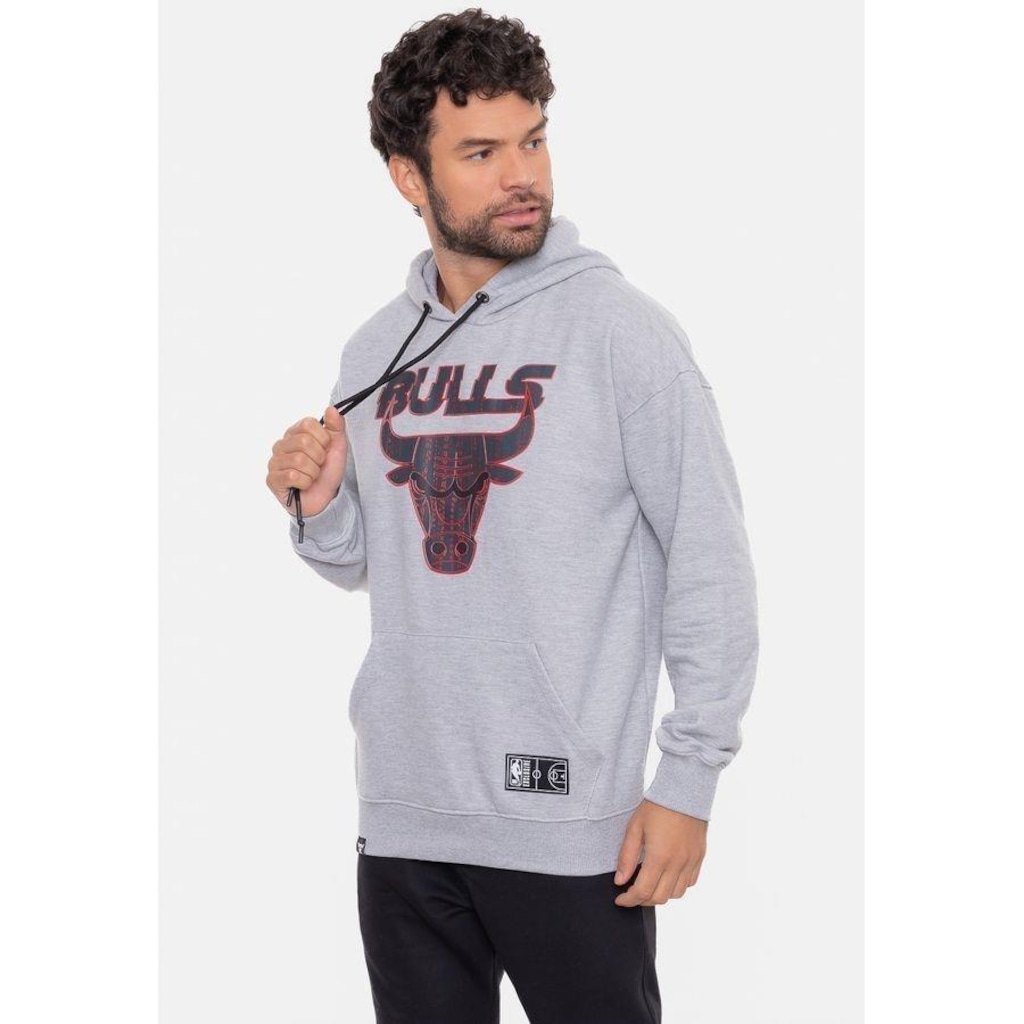 Blusão De Moletom Com Capuz NBA Canguru Matrix - Masculino