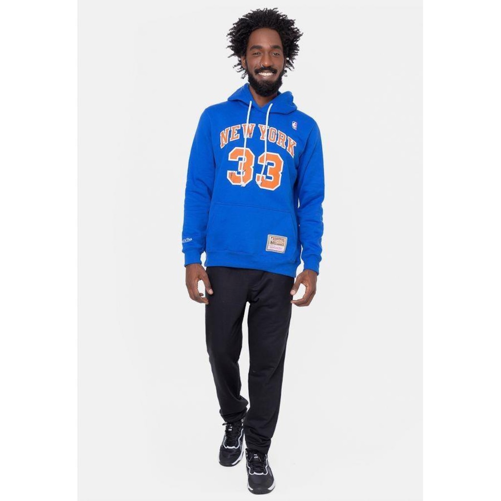 Imagem 3 do produto Blusão De Moletom Mitchell & Ness Fechado Patrick Ewing New York Knicks - Masculino
