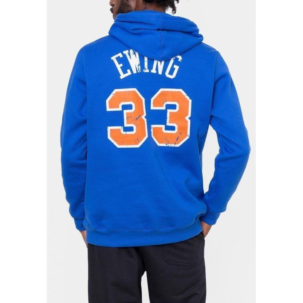 Imagem 4 do produto Blusão De Moletom Mitchell & Ness Fechado Patrick Ewing New York Knicks - Masculino