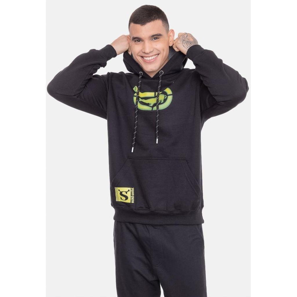Imagem 4 do produto Blusão de Moletom com Capuz Ecko Green - Masculino