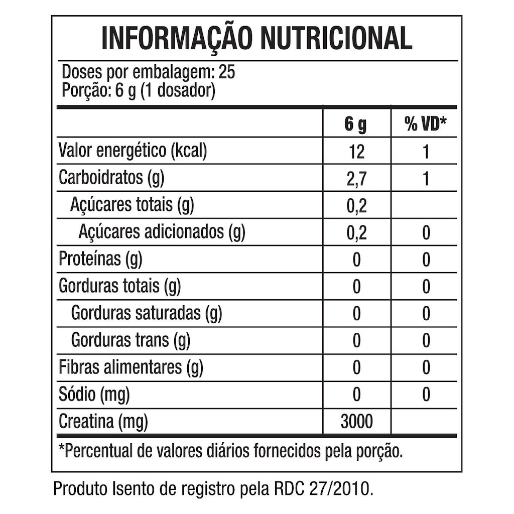 Imagem 2 do produto Creatina Turbo Caveira Preta - 150g