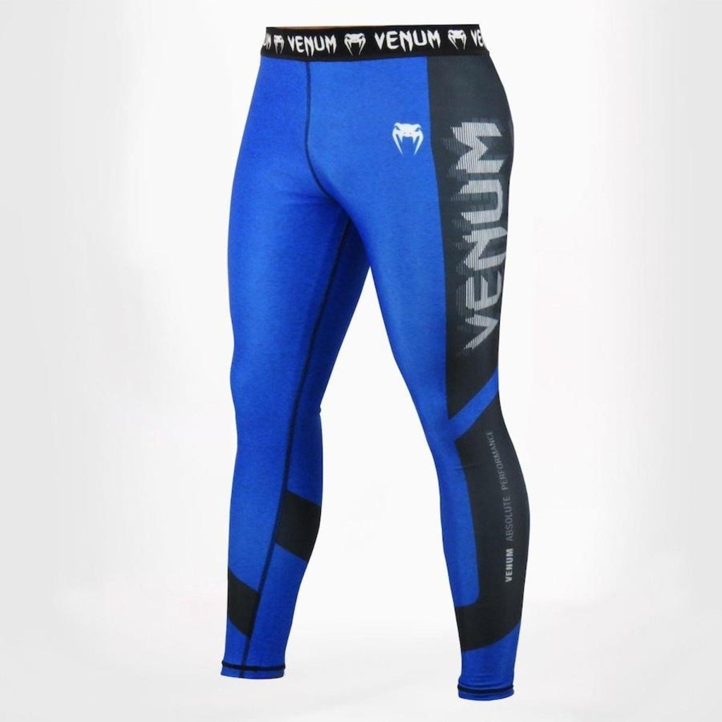Calça Compressão Venum Bomber Navy - Masculina - Foto 1