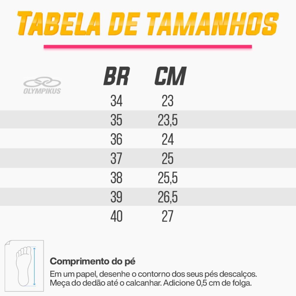 Imagem 5 do produto TÊNIS OLYMPIKUS CITRUS 2 - FEMININO