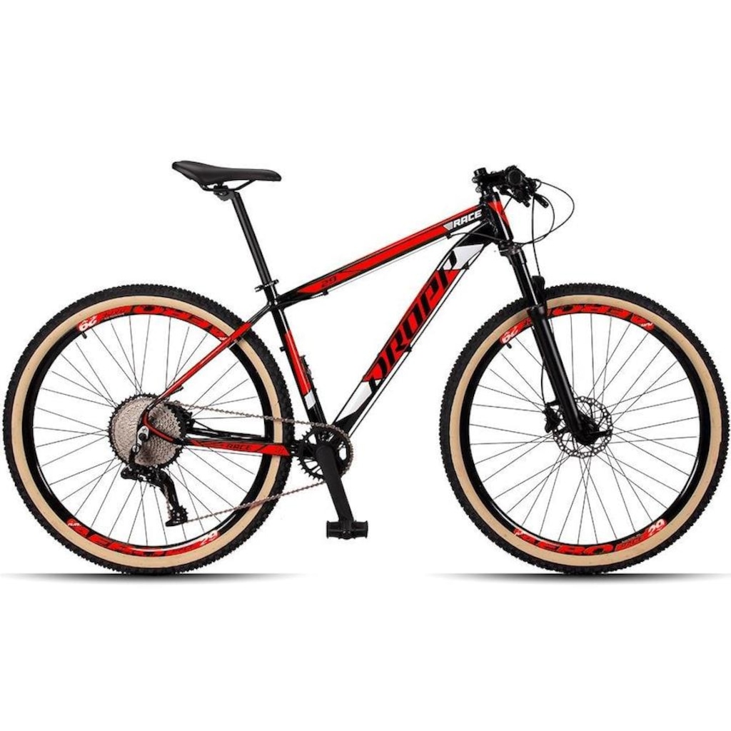 Bicicleta Aro 29 Dropp Race - Freio Hidráulico Suspensão com Trava No Guidão - Câmbio Index - 12V - Adulto - Foto 1