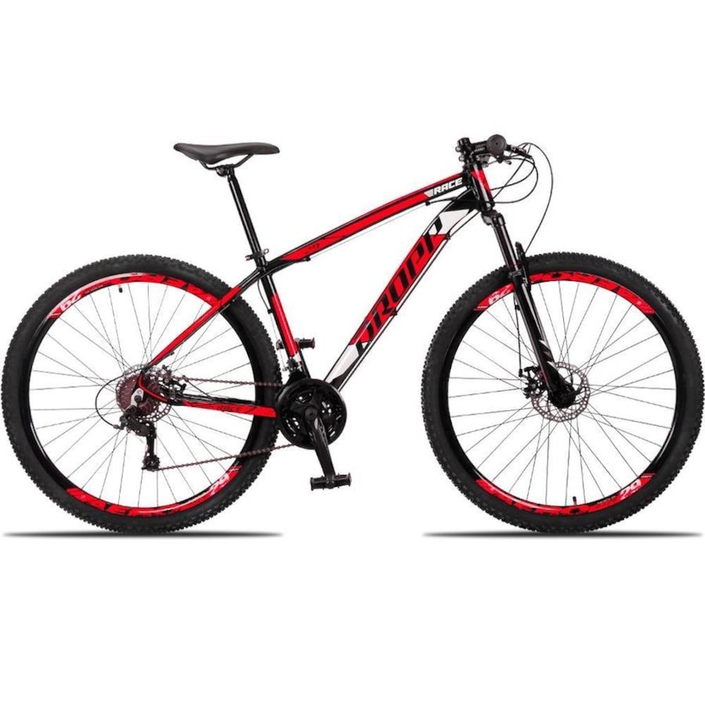 Bicicleta Aro 29 Dropp Race - Freio a Disco - Câmbio Importado - 21 Marchas - Adulto - Foto 1