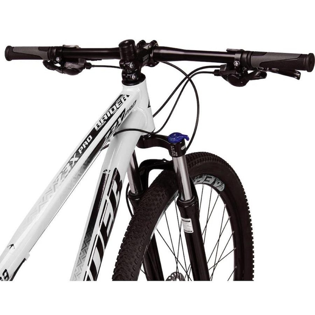 Bicicleta 29 Raider Z3X Pro - Freio Hidráulico Suspensão com Trava - Câmbio Traseiro Shimano Altus - 27V - Adulto - Foto 4