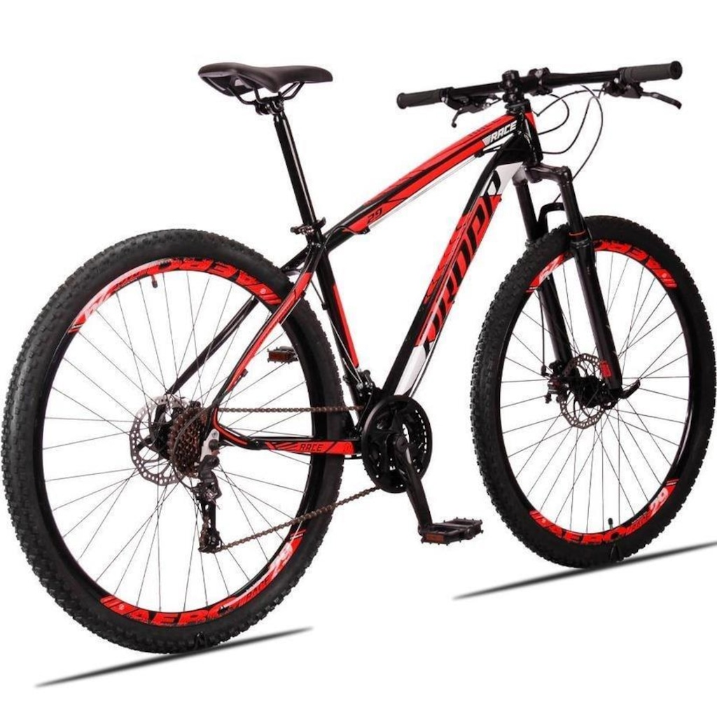 Bicicleta Aro 29 Dropp Race - Câmbio Traseiro Shimano - Freio A Disco Bike Mtb Alumínio - 24V - Adulto - Foto 1
