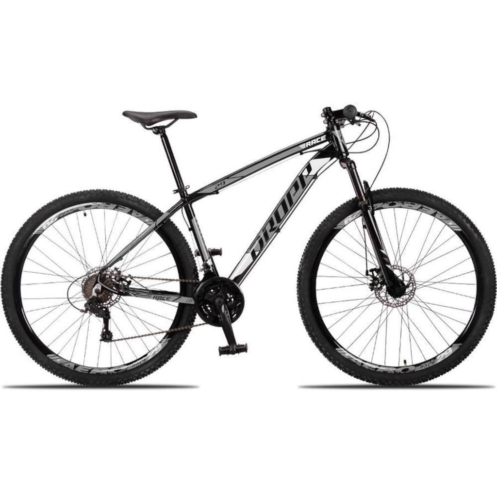 Bicicleta Aro 29 Dropp Race - Câmbio Traseiro Shimano - Freio A Disco Bike Mtb Alumínio - 24V - Adulto - Foto 1
