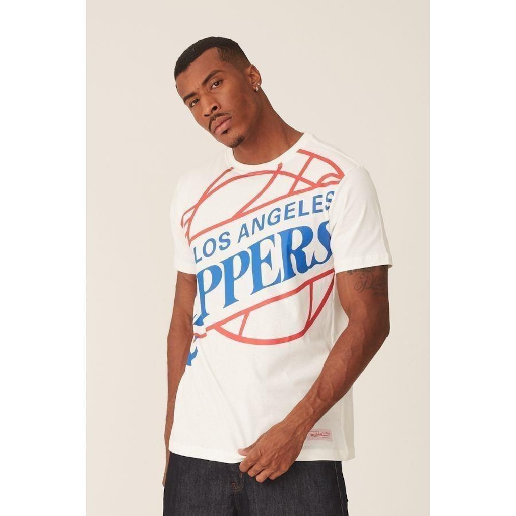 Imagem 4 do produto Camiseta Mitchell & Ness Estampada Los Angeles Clippers - Masculina