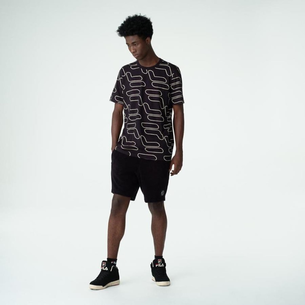 Imagem 3 do produto Camiseta Fila Letter Full Print - Masculina