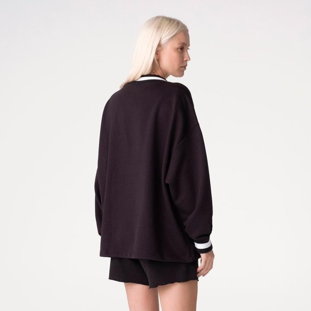 Imagem 2 do produto Casaco Fila Heritage Oversized V-Neck Pullover Feminino
