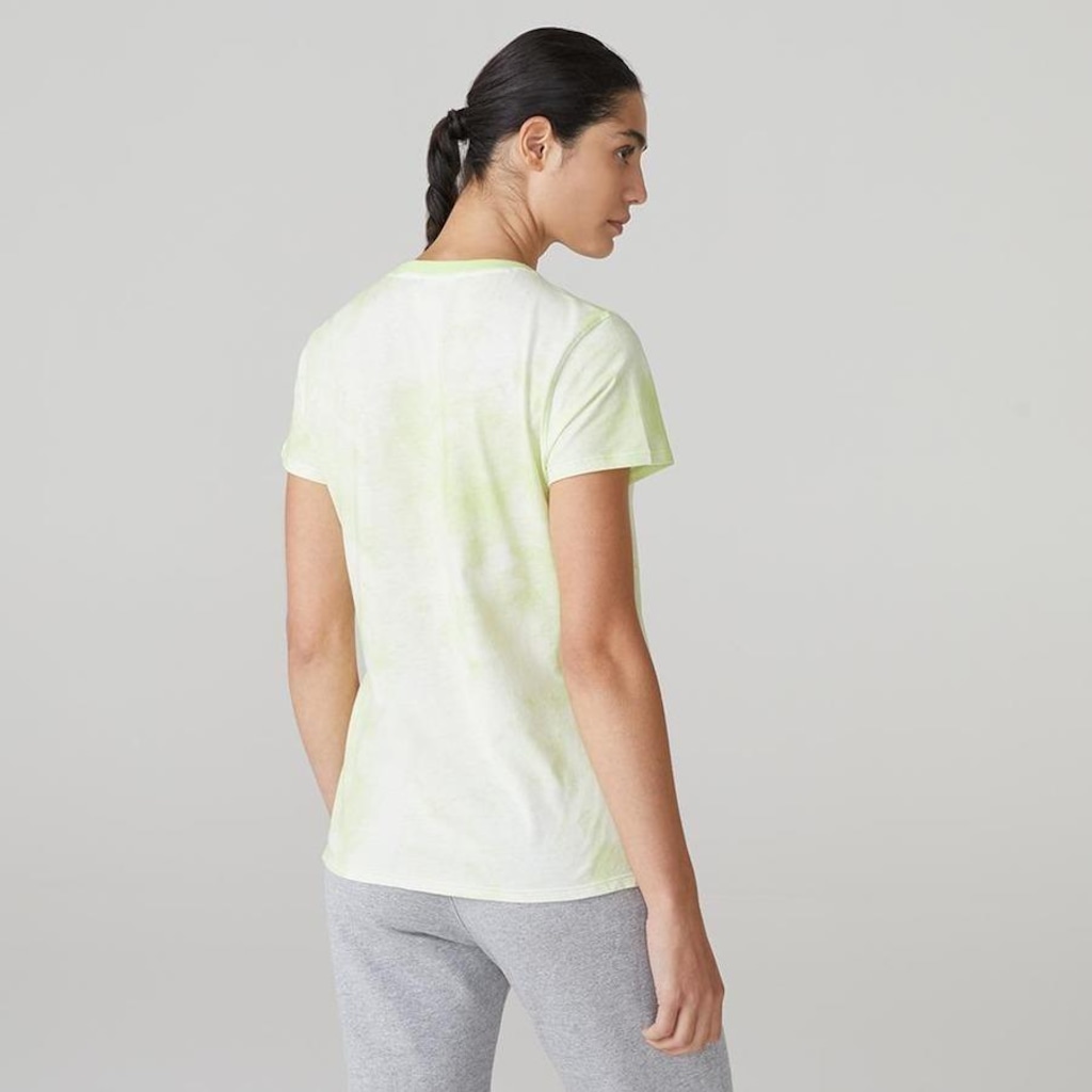 Camiseta Fila Letter Premium Sky - Feminina