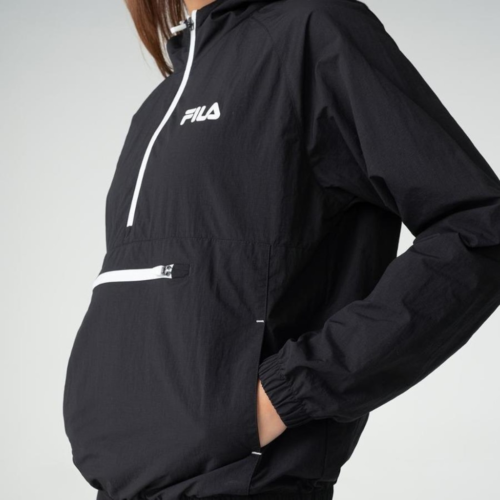 Imagem 5 do produto Jaqueta com Capuz Fila Anorak Train - Feminina