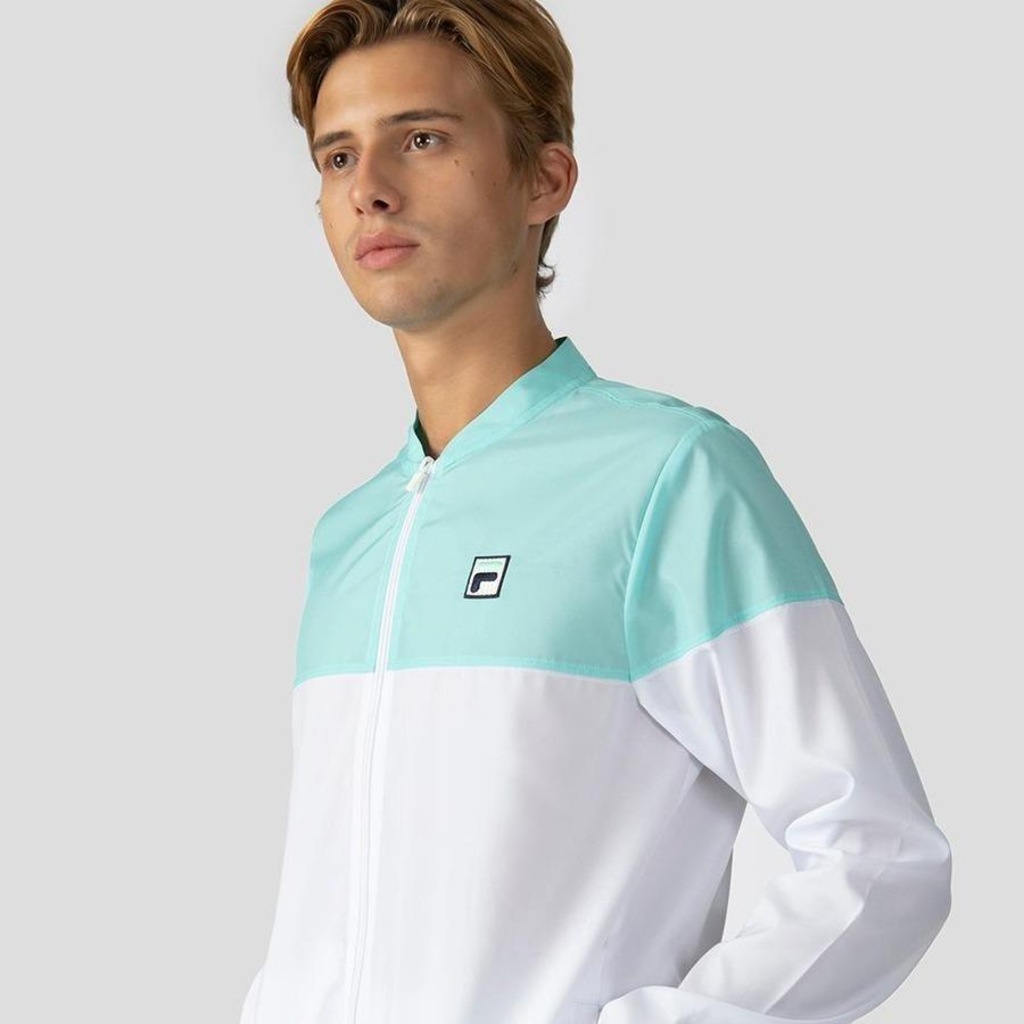 Jaqueta sem Capuz Fila Block - Masculina - Foto 1