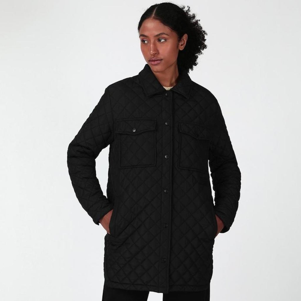 Imagem 2 do produto Jaqueta sem Capuz Fila Shacket Quilting - Feminina