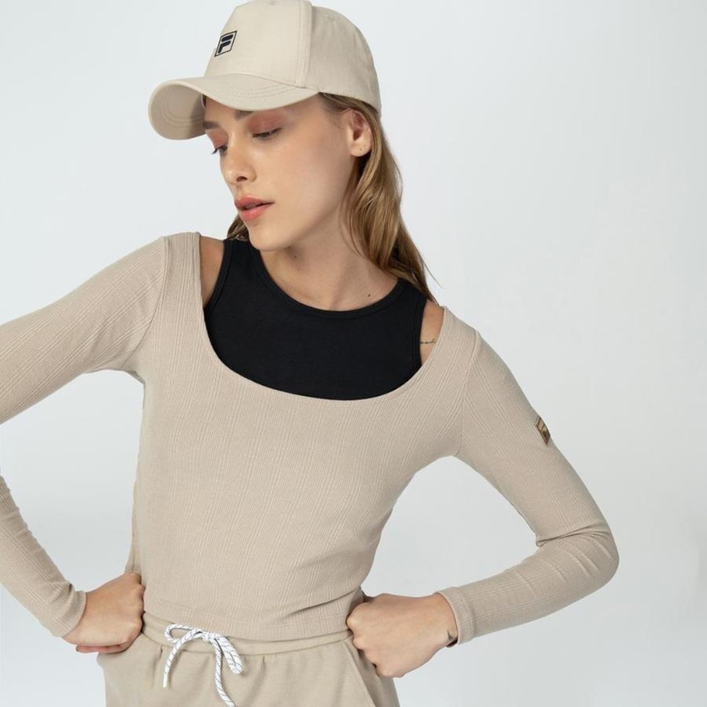 Imagem 4 do produto Camiseta Manga Longa Fila Amelie - Feminina