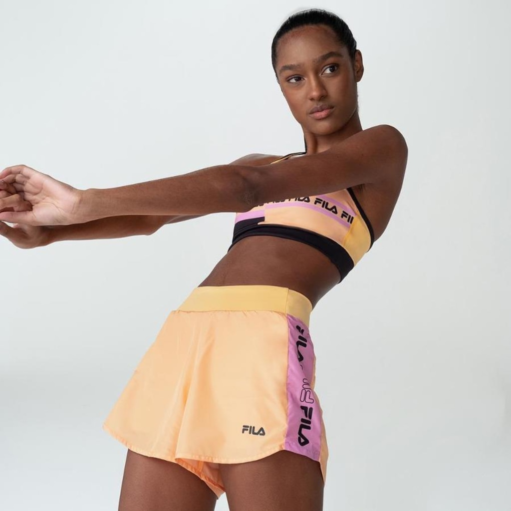 Shorts Fila Basic Train Duplo - Feminino