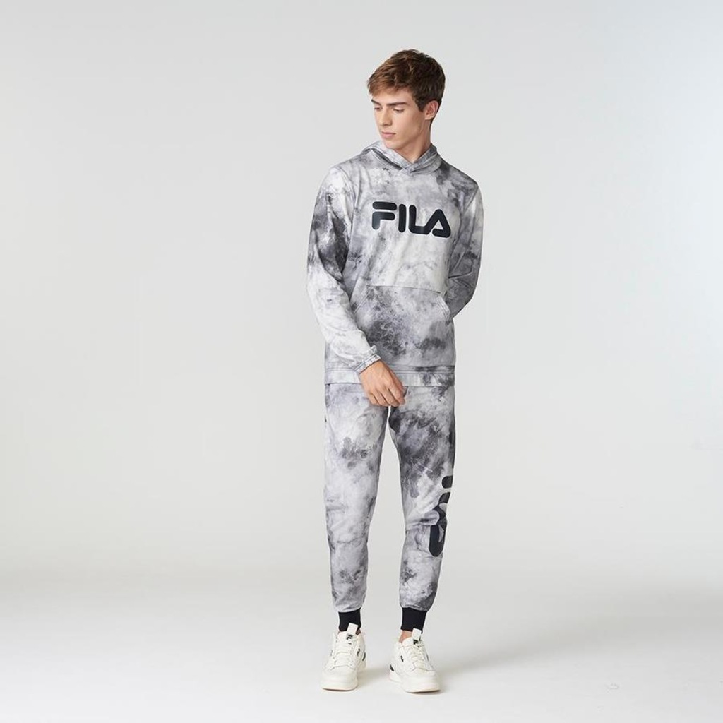 Blusão com Capuz Fila Letter Sky - Masculino