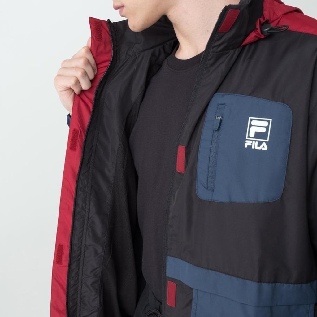 Imagem 4 do produto Jaqueta com Capuz Fila Pocket - Masculina