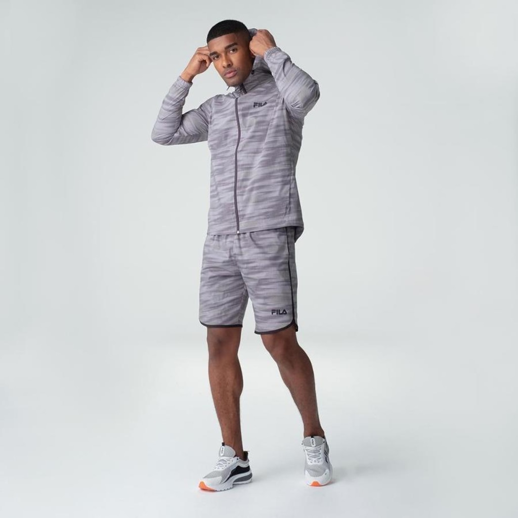Imagem 3 do produto Jaqueta com Capuz Fila Sport Blend - Masculina