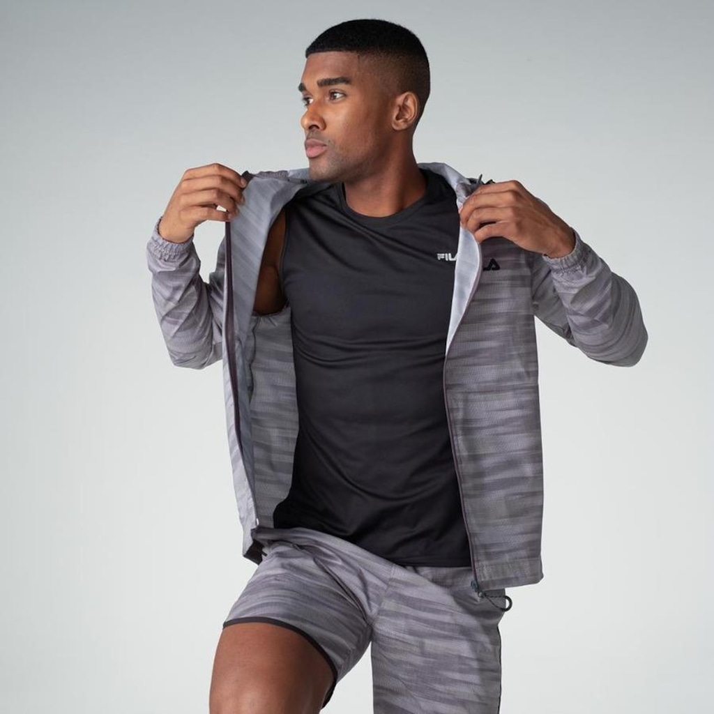 Imagem 5 do produto Jaqueta com Capuz Fila Sport Blend - Masculina