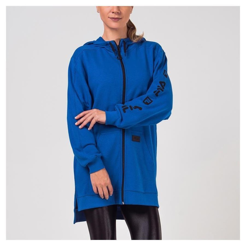 Blusão de Moletom com Capuz Fila Long Sports Forward - Feminino