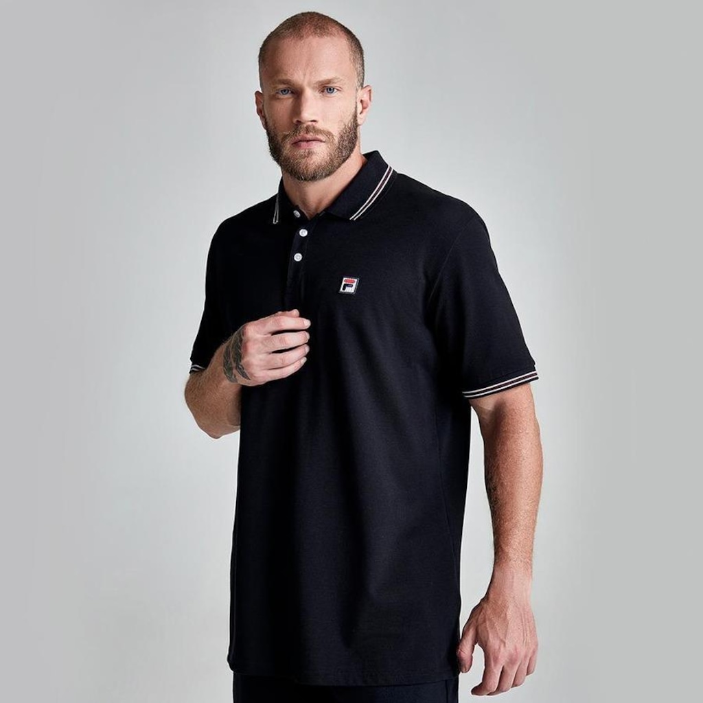 Imagem 2 do produto Camisa Polo Fila Premium Pima - Masculina