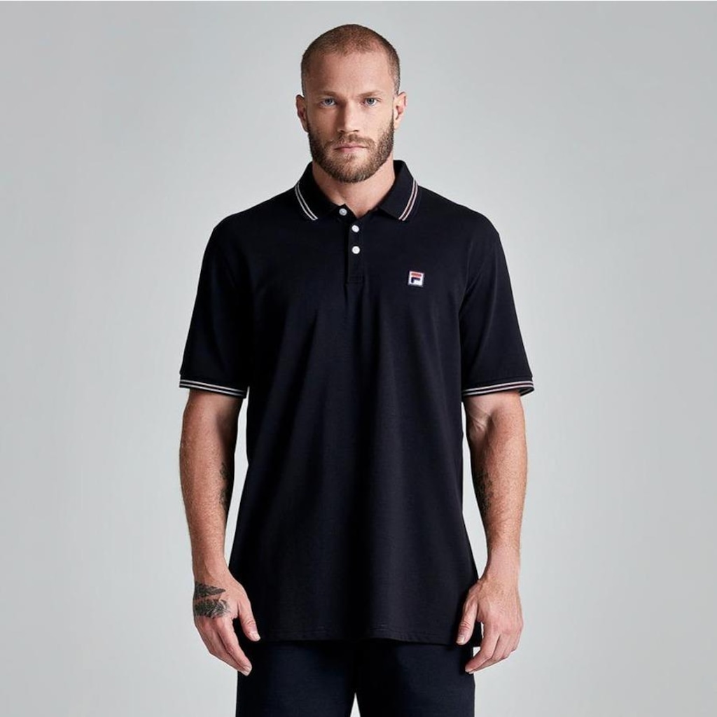 Camisa Polo Fila Premium Pima - Masculina