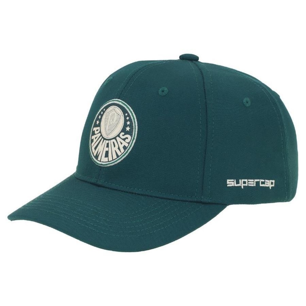 Imagem 2 do produto Boné do Palmeiras Aba Curva Supercap Símbolo Bordado Oficial - Snapback - Adulto