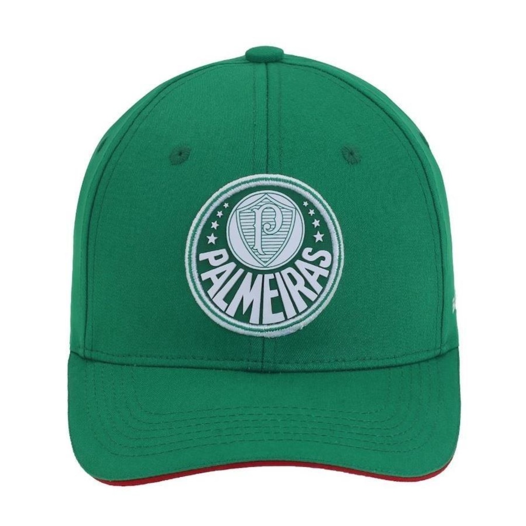 Imagem 2 do produto Boné Aba Curva do Palmeiras Supercap Palestra Bordado Oficial - Strapback - Adulto