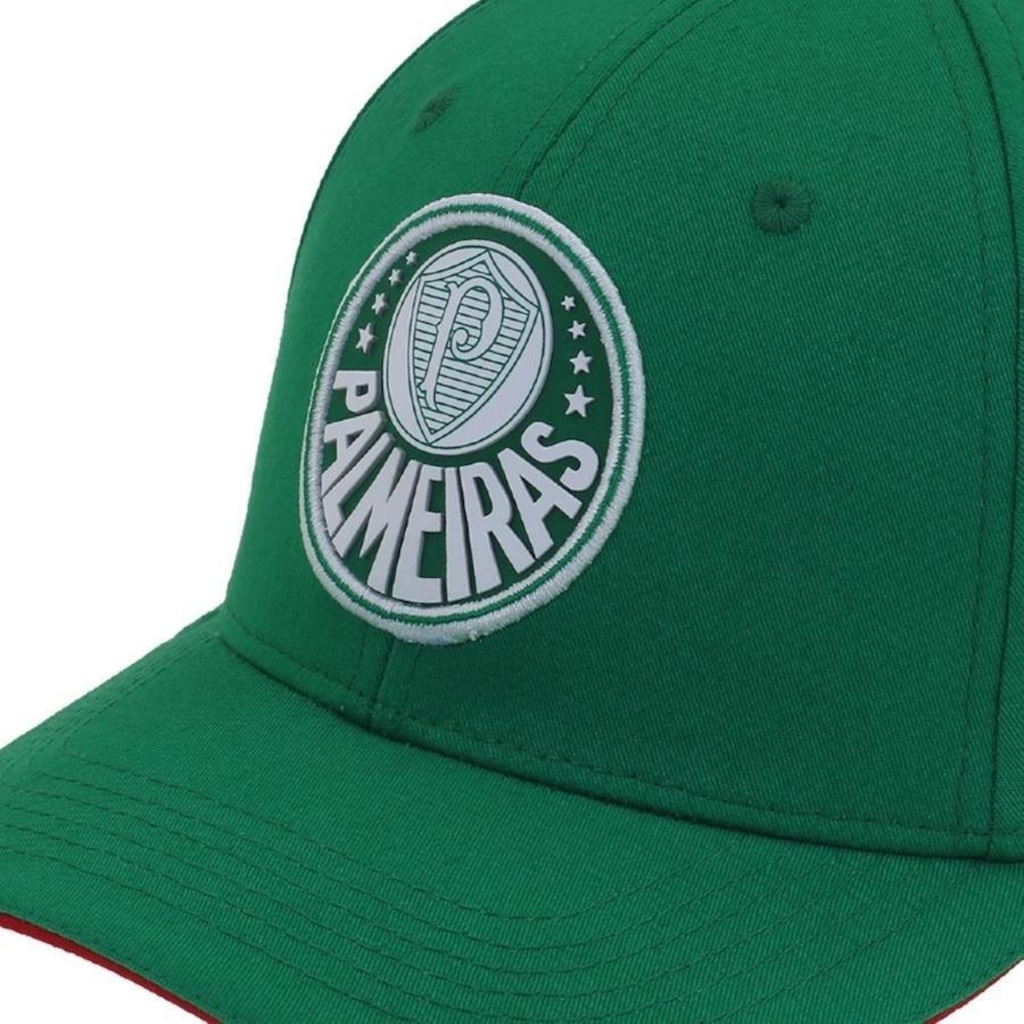 Imagem 3 do produto Boné Aba Curva do Palmeiras Supercap Palestra Bordado Oficial - Strapback - Adulto