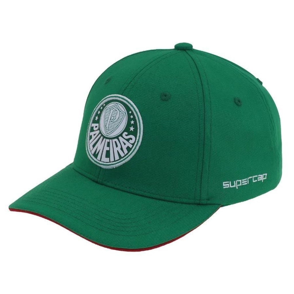 Boné Aba Curva do Palmeiras Supercap Palestra Bordado Oficial - Strapback - Adulto
