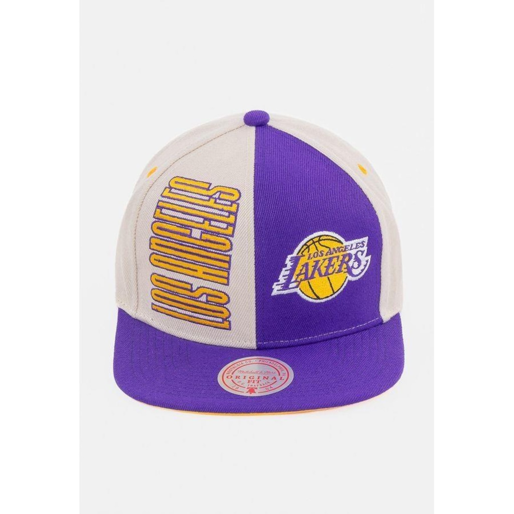 Imagem 4 do produto Boné Aba Reta Mitchell & Ness Los Angeles Lakers - Snapback - Adulto