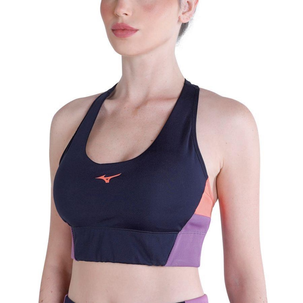 Top Fitness com Bojo Mizuno Média Sustentação Soul Fit New Adulto