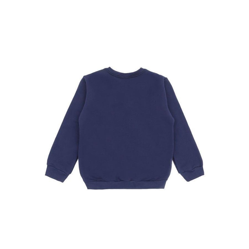 Imagem 2 do produto Blusão de Moletom HD Estampado Marinho - Infantil
