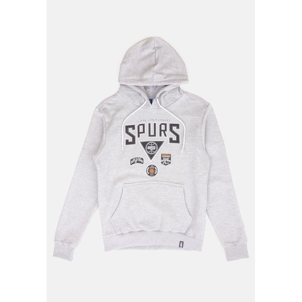 Blusão De Moletom Com Capuz Nba Patches San Antonio Spurs - Masculino