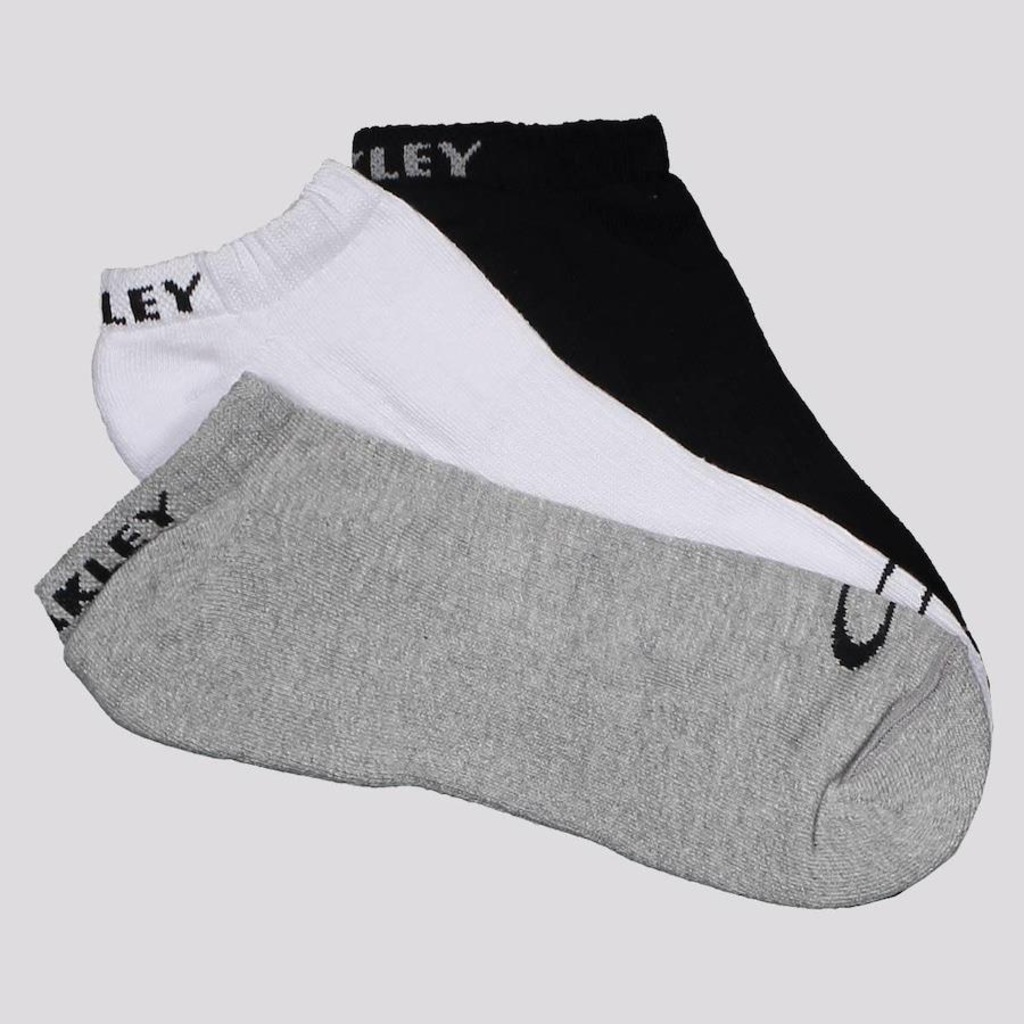 Kit Meia Soquete Oakley Show - 3 Pares - Unissex