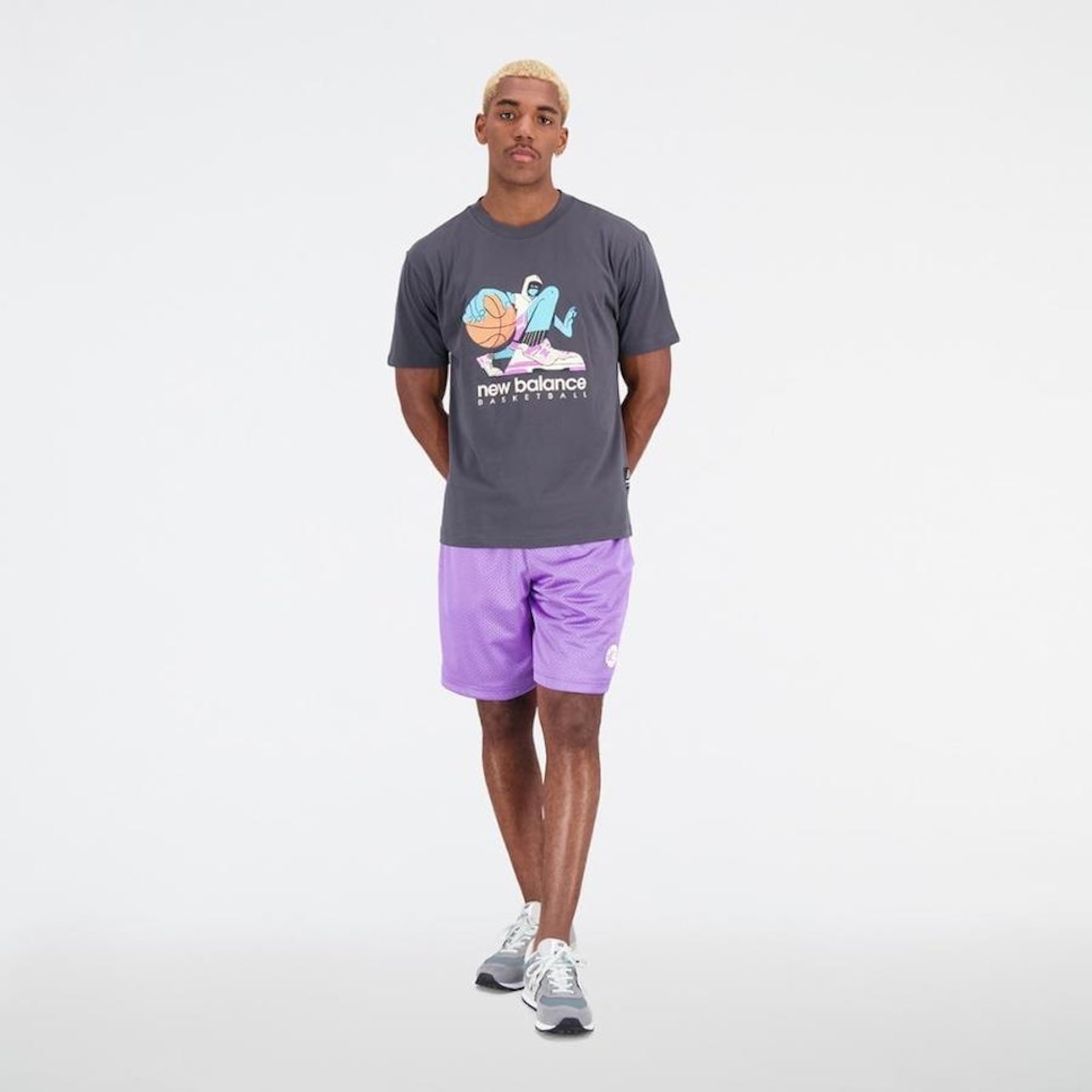 Camiseta New Balance Hoops Basket - Masculina