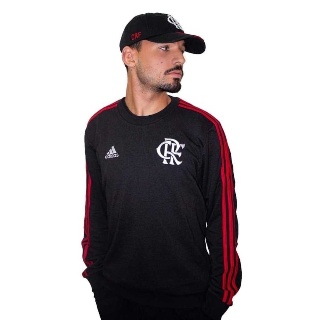 Blusão de Moletom do Flamengo adidas DNA - Masculino