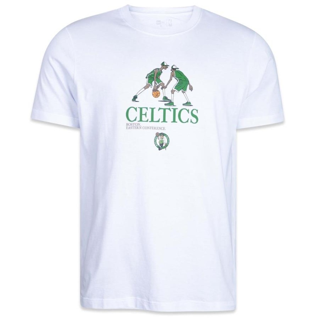 Camiseta New Era Nba Boston Celtics Freestyle - Masculina - Foto 1