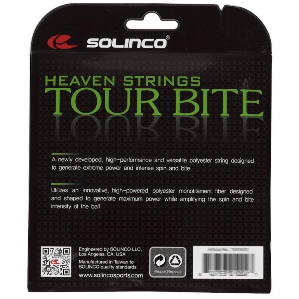 Imagem 3 do produto Corda Solinco Tour Bite 16L 1.25Mm - Set Individual