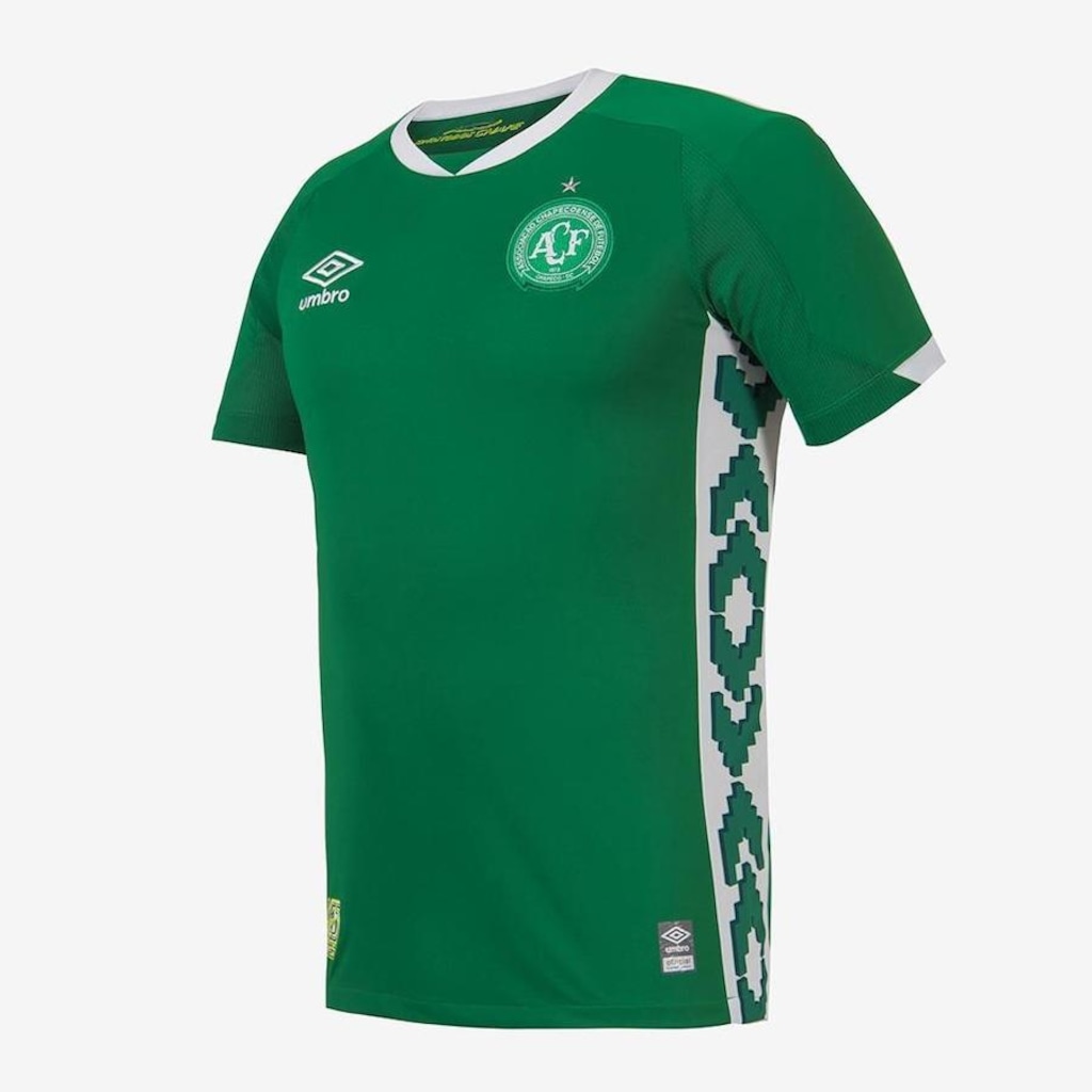 Camisa da Chapecoense Of.1 2022 Classic S/N Umbro - Masculina - Foto 1
