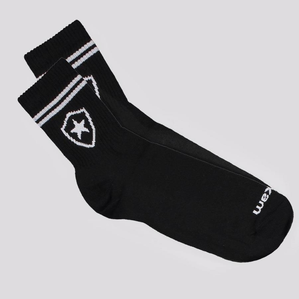 Meia Cano Médio do Botafogo Rikam Escudo - 39 a 43 - Unissex - Foto 1