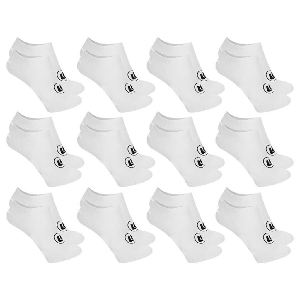 Kit Meias Sapatilha Esporte Legal Invisível - 12 Pares - Masculina