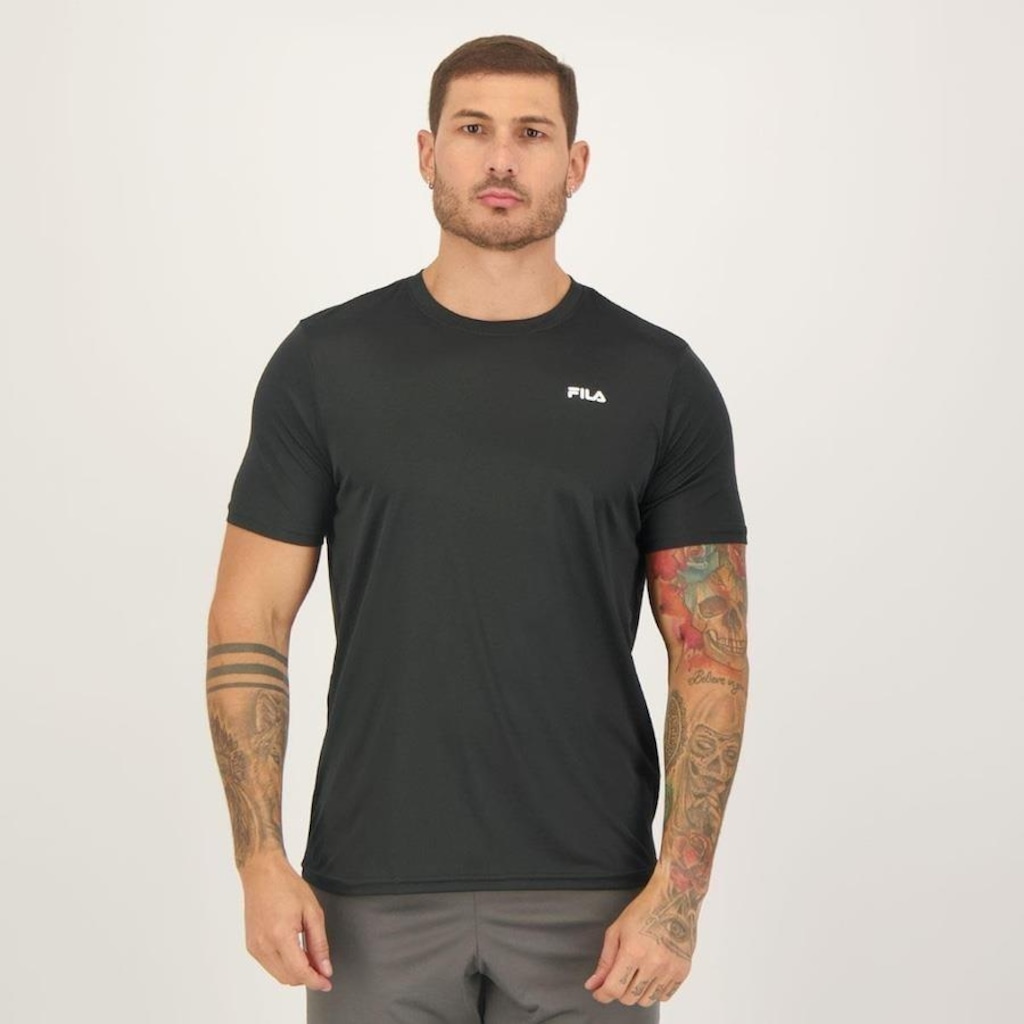 Camiseta Fila Basic Sports Polygin - Masculina - Foto 1