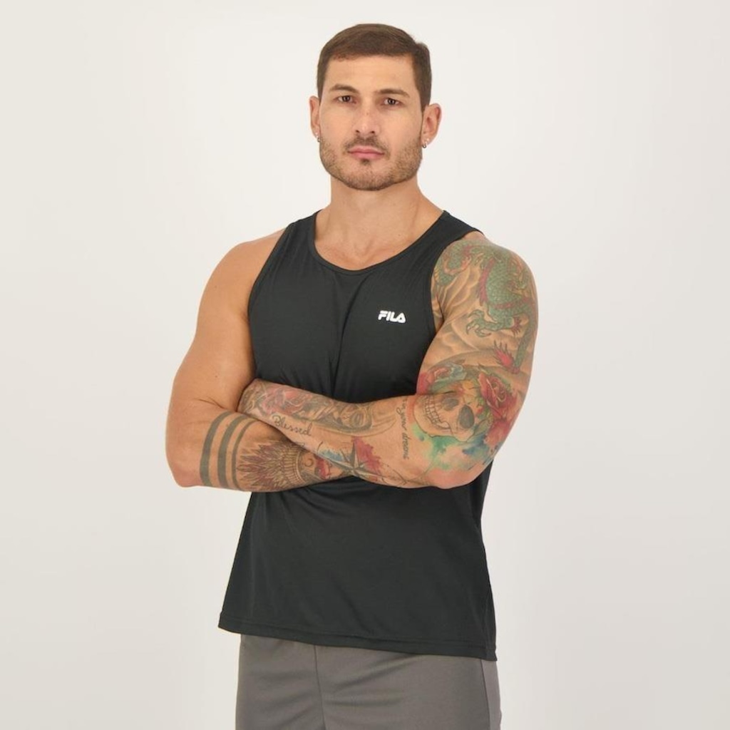 Imagem 2 do produto Camiseta Regata Fila Basic Sports Polygin - Masculina