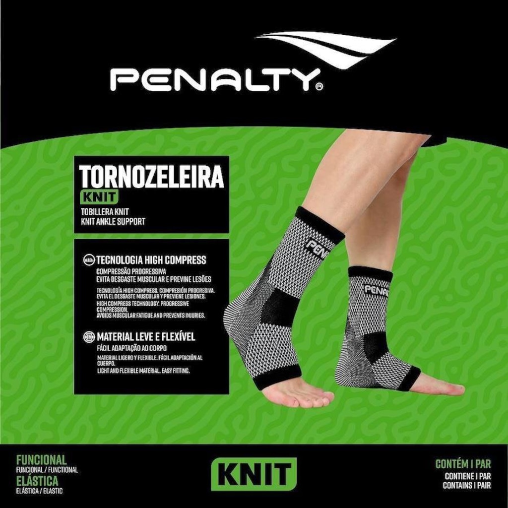 Imagem 3 do produto Tornozeleira Penalty Elástica Knit Xxiii - Adulto