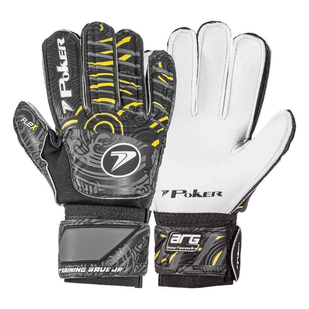 Luvas de Goleiro Poker Campo Training Wave - Infantil